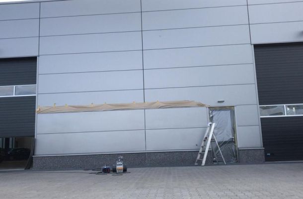 Sandwich wall repairs in Enter